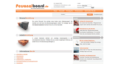 Desktop Screenshot of personalboard.de